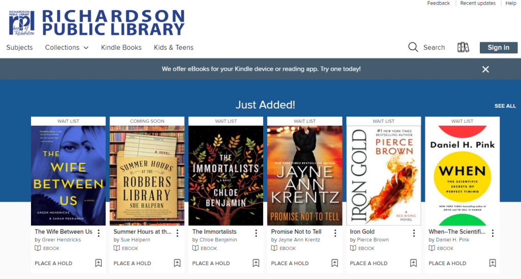 Drive Businesses to your Library with OverDrive's Public Search Results